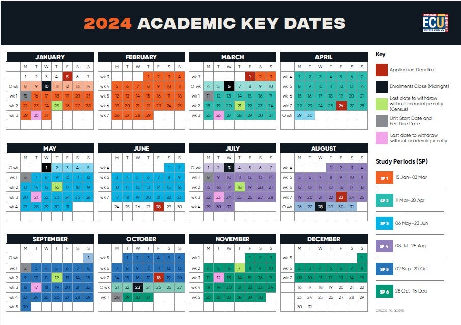 Academic Calendars ECU Online